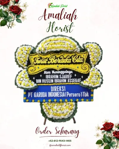 Papan Bunga Duka di Sonorejo