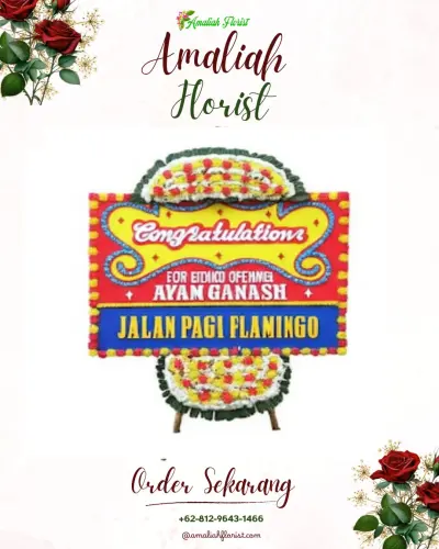 Bunga Papan Congratulation di Sonorejo